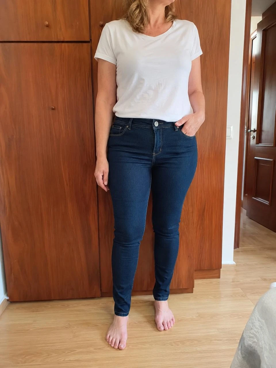 Jeans skinny azul escuro Denim Co Skinny Pencil Tamanho 48 / Novos – photo 2